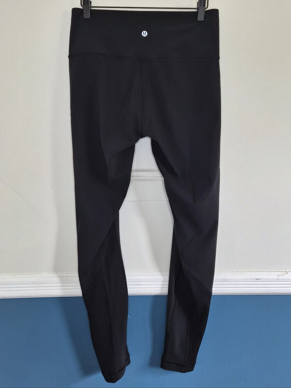 Lululemon Size 10 Black & Gray High Rise Colorblock Athletic Leggings/Yoga Pants - Picture 4 of 11